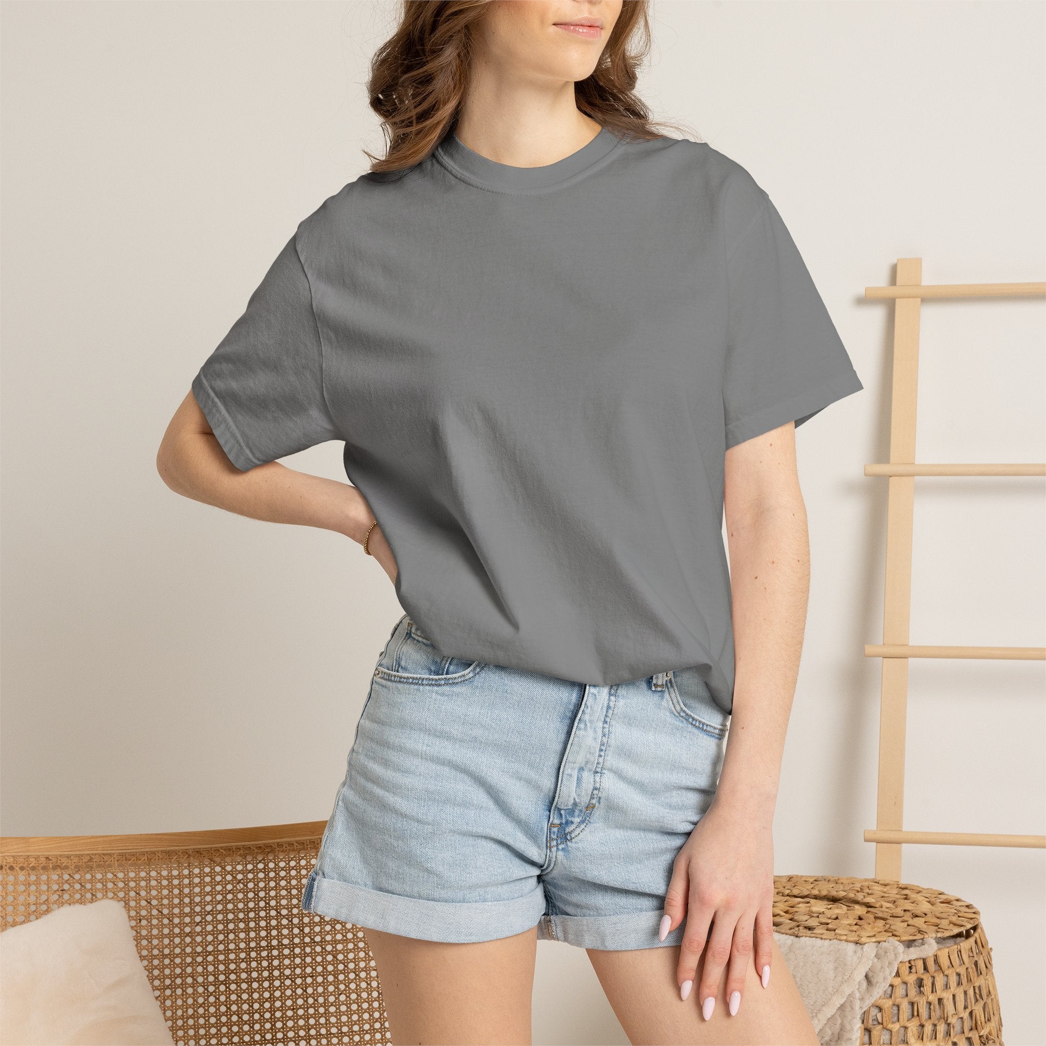Nikitas Space T‑Shirt — Minimal Back Logo Tee