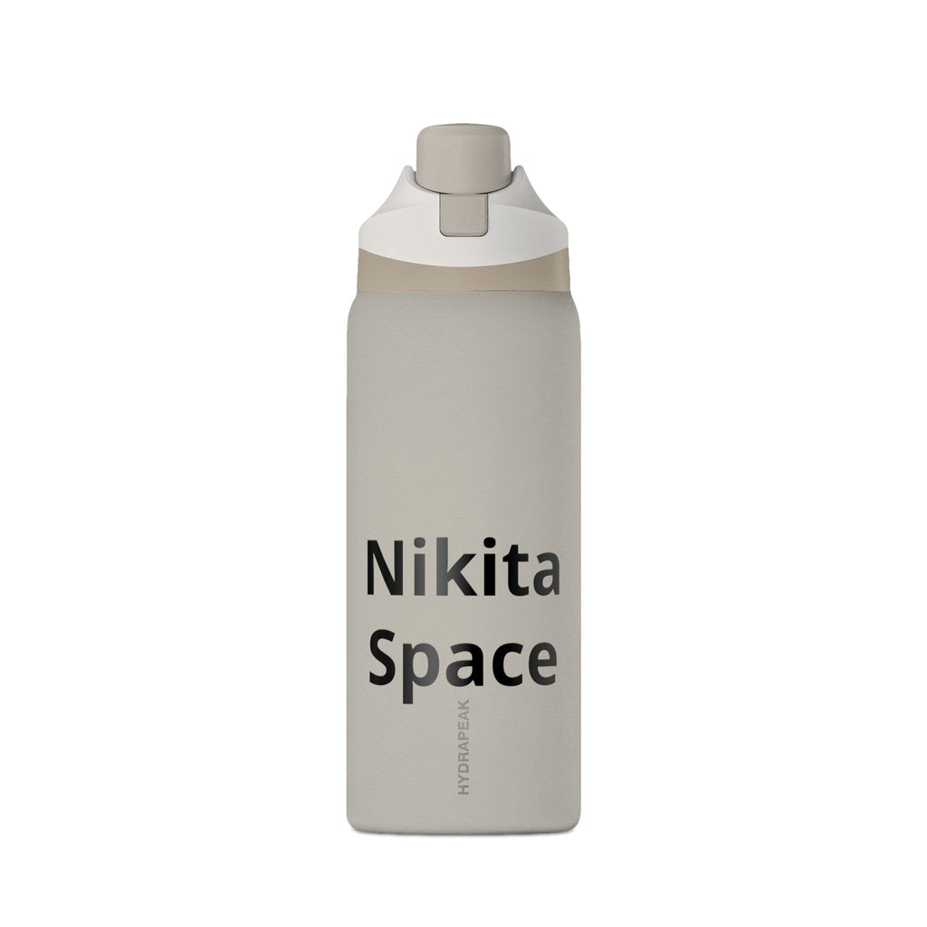 Insulated Water Bottle — 32oz Oasis Stainless Hydro Flask with 'Nikita Space' Embossed Logo