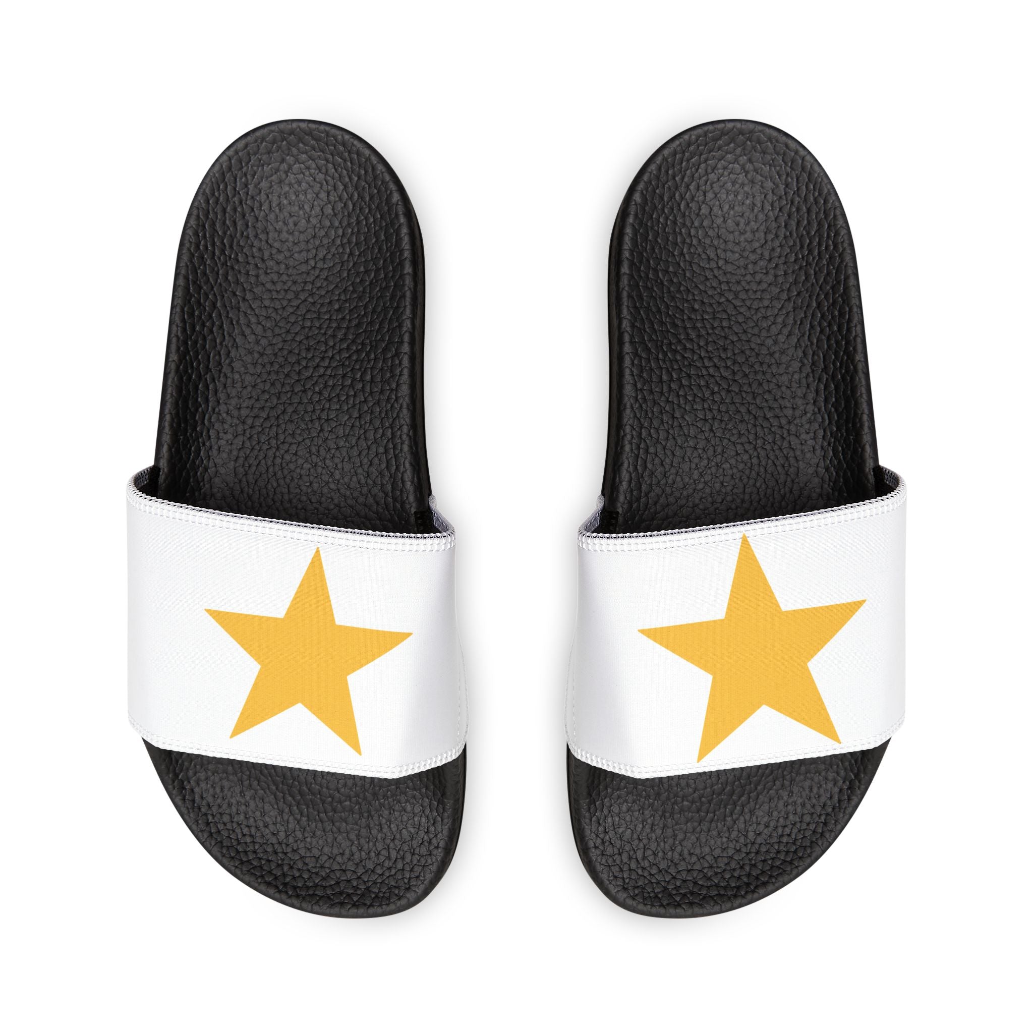 Men's Star Slide Sandals — Removable Strap Casual Pool & Beach Slides