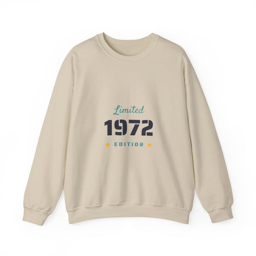1972 Limited Edition Sweatshirt — Vintage Born in 1972 Crewneck