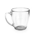 Engraved Glass Mug – 'joyful' Script 15.5 oz Tapered Coffee Cup
